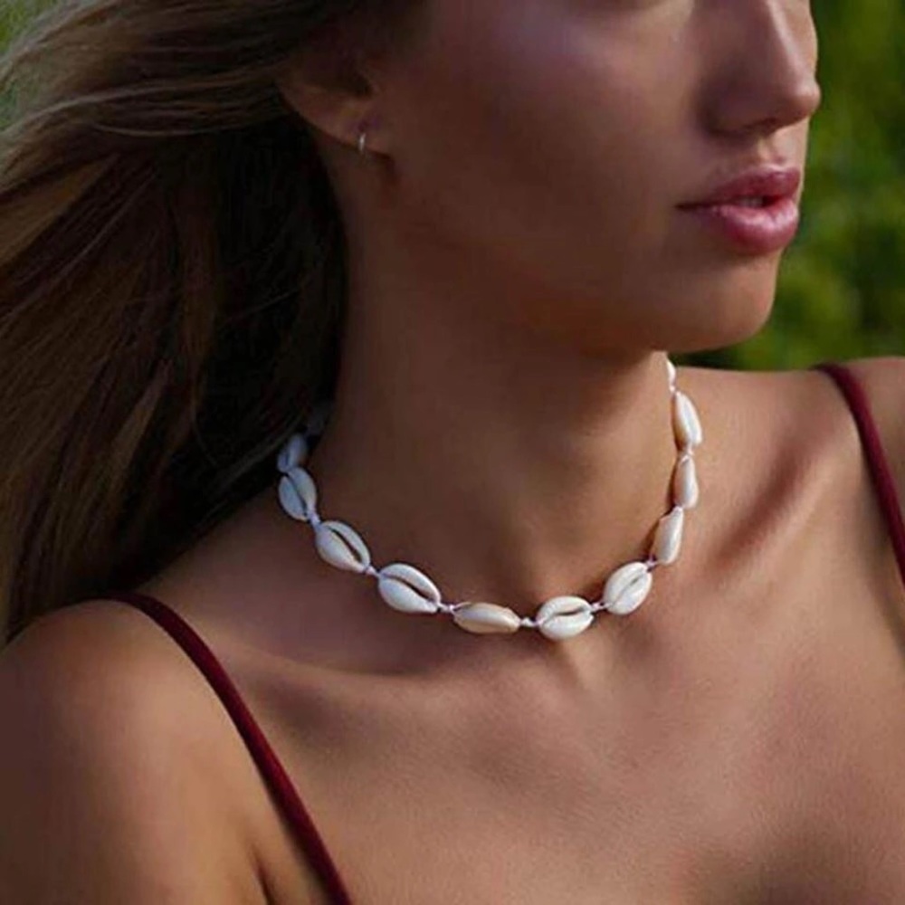 ‼️3/$30 Boho Cowrie Seashell Choker Necklace